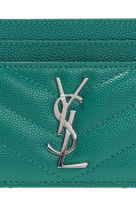 yves saint laurent card holder sale|ysl monogram card holder.